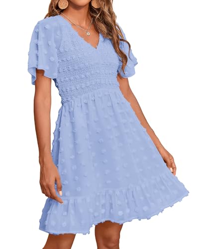 Swiss Dot Blue