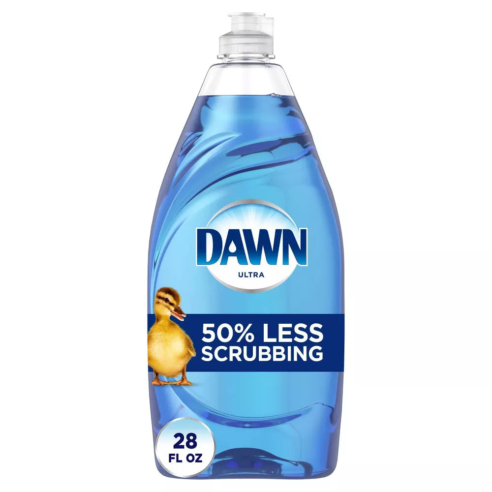 Original Dawn Pot & Pan Cleaner 38oz Bottle (8-Pack) – Heavy-Duty Degreaser for Kitchen, Grill, Stove & Outdoor Cooking – Commercial & Home Use