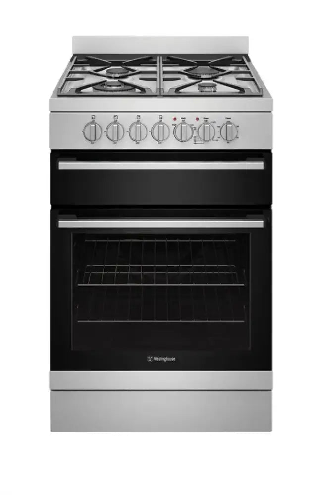 Westinghouse WFE612SC 60cm Freestanding Electric Oven with Gas Hob - Perfect for Home Kitchens, Baking & Cooking | Energy Efficient Appliance for Modern Families