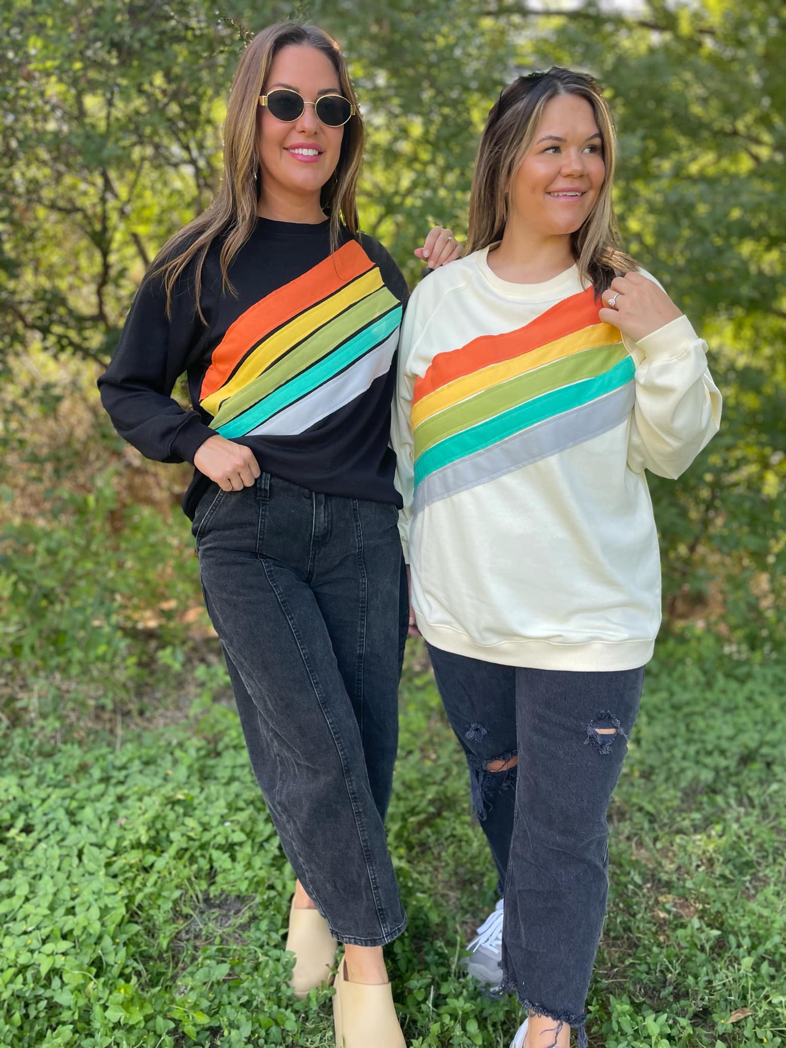 PREORDER: Dayton Color Block Pullover Sweatshirt - 2 Stylish Color Options | Cozy Casual Wear for Fall & Winter Outfits