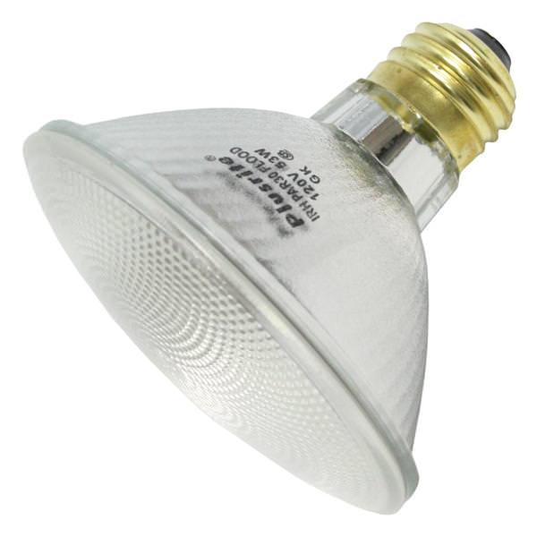 Radiant Lite 3016 PAR30 50W 130V Halogen Light Bulb - Narrow Flood Beam for Track Lighting & Accent Lighting in Homes, Restaurants, and Retail Stores