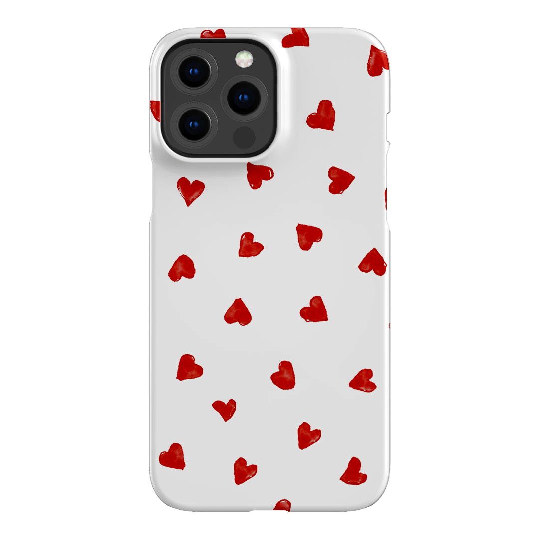Cute Love Hearts Phone Case for iPhone 15/14/13/12 Pro Max - Romantic Heart Pattern Soft TPU Protective Cover - Perfect Gift for Valentine's Day, Anniversary & Couples (Pink) | Use for Everyday Protection & Stylish Accessory
