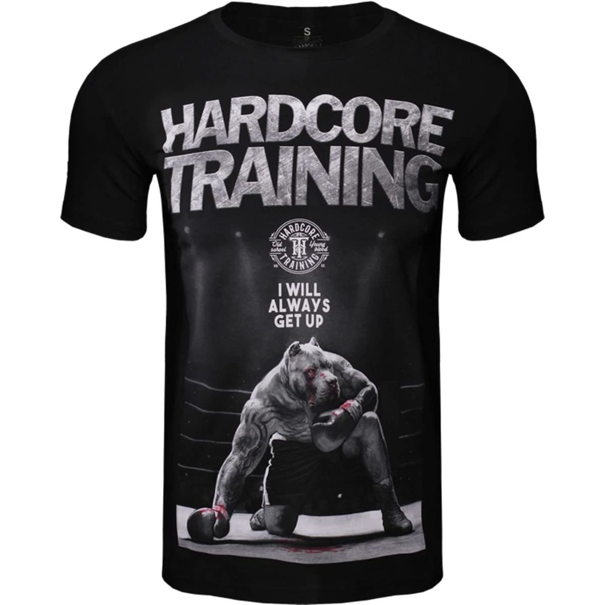 Men's Hardcore Training Die Hard Black T-Shirt - Short Sleeve Gym Workout Shirt for Fitness, Running & Casual Wear - Perfect for Workouts, Sports & Everyday Active Lifestyle