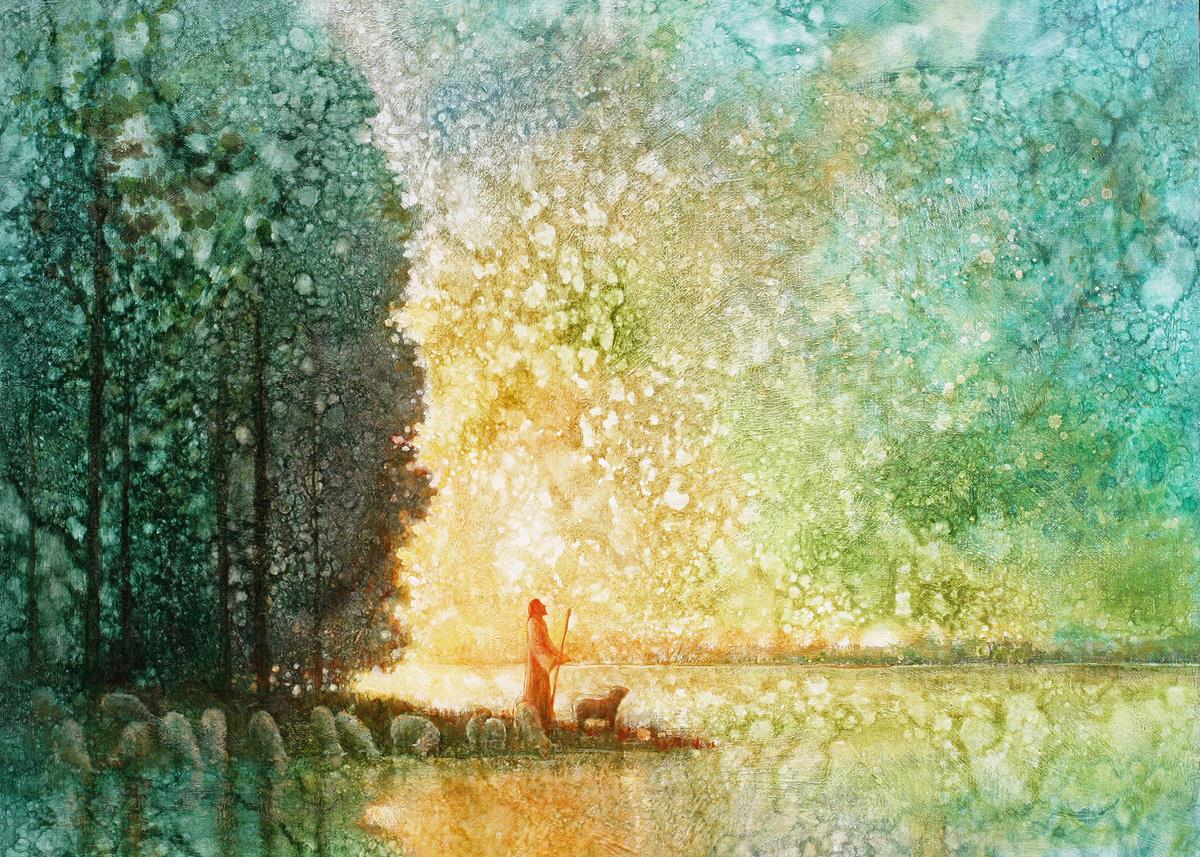 Beside Quiet Waters - Premium Home Decor for Relaxing Spaces | Perfect for Living Rooms, Bedrooms & Meditation Areas