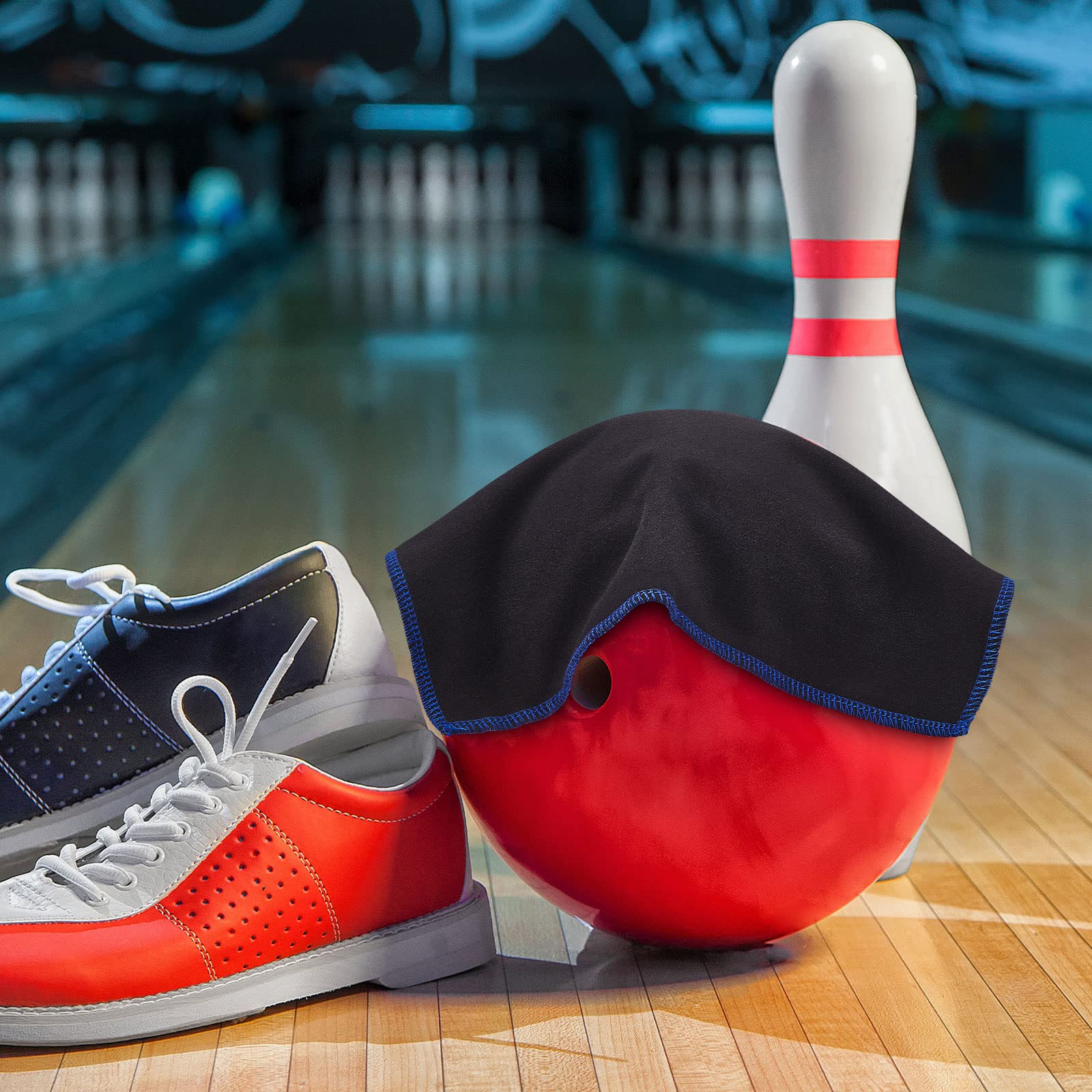 Premium Microfiber Bowling Ball Cleaning Towel - 12