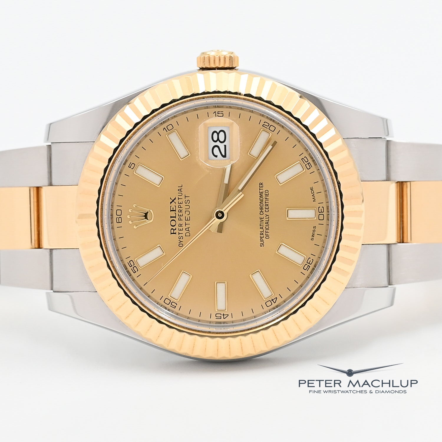 Rolex Datejust 2 41mm Men's Watch Stainless Steel Automatic 2014 Model - Perfect for Business, Formal Occasions & Luxury Gift Giving
