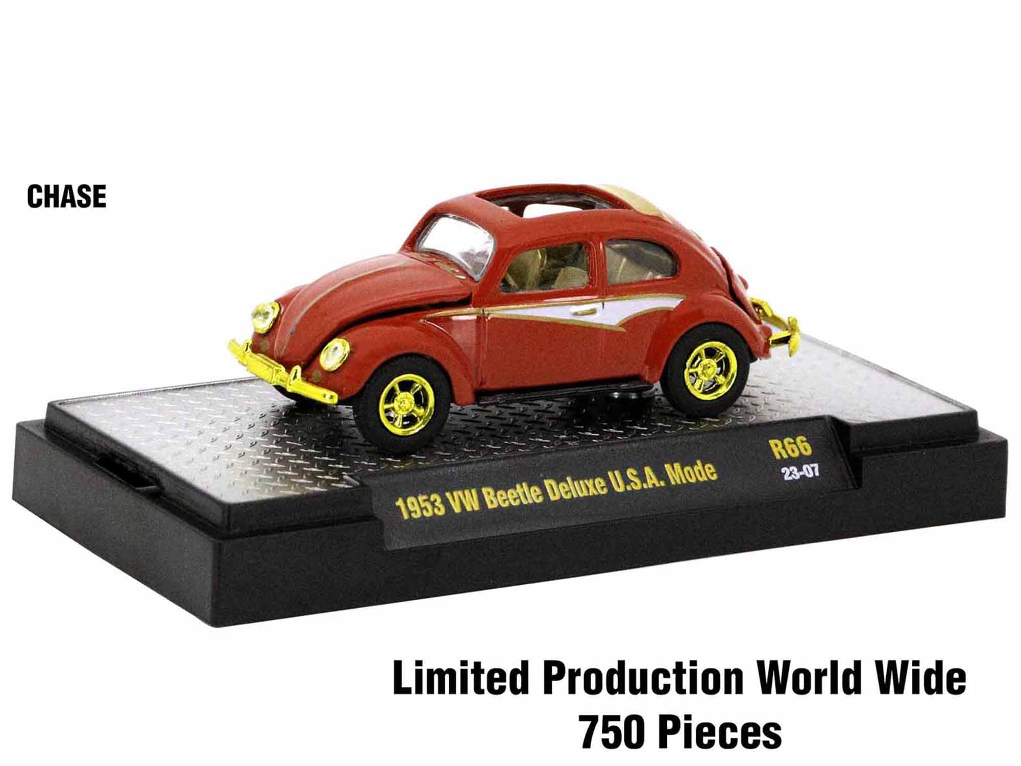 M2 Machines Detroit Muscle 1/64 Scale Diecast Model Cars - Limited Edition Set of 6 Collectible Vehicles in Display Cases (Release 66) - Perfect for Car Enthusiasts, Display Shelves & Gift Giving