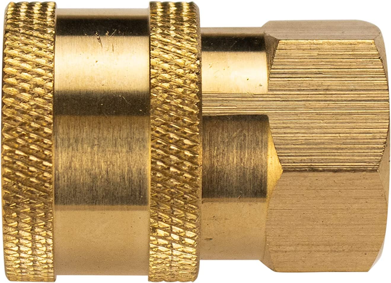 Simpson QC Socket for Pressure Washer Wands - 4500 PSI Brass Connector for Cleaning & Maintenance
