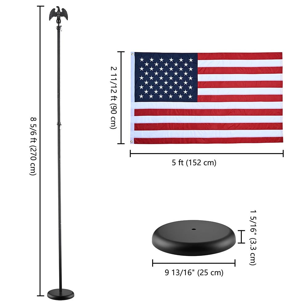 Black Pole Base+Eagle
