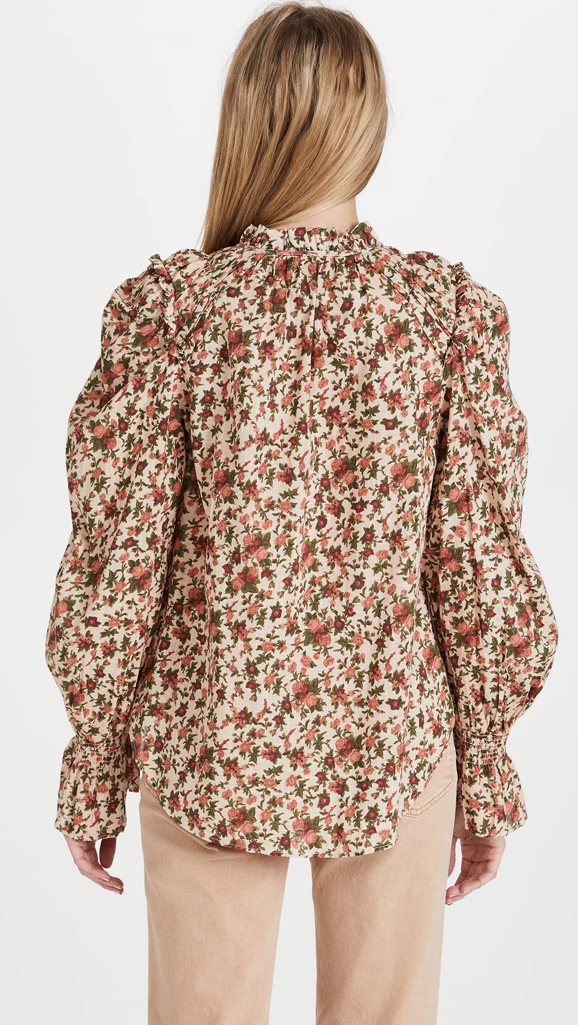 Free People Meant to Be Blouse - Women's Boho Floral Print Blouse for Casual Wear & Date Nights | Perfect for Spring & Summer Outfits