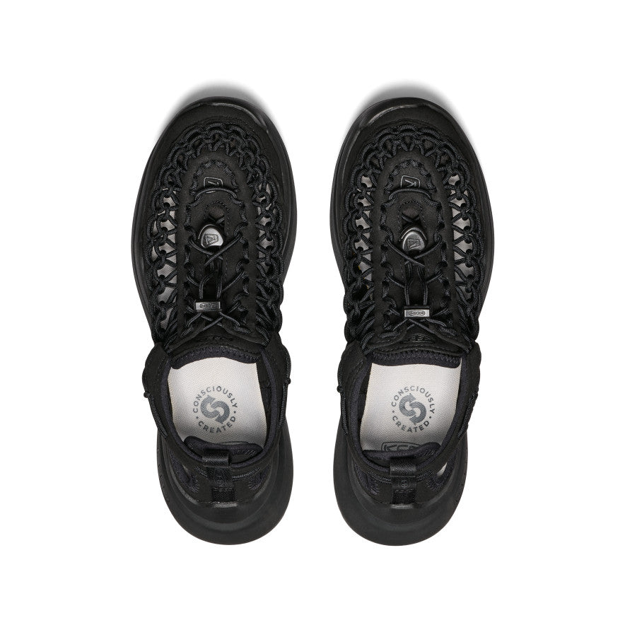 UNEEK WK Women's Sneakers - Black/Black | Comfortable Walking Shoes for Women | Perfect for Casual Wear, Gym & Outdoor Activities