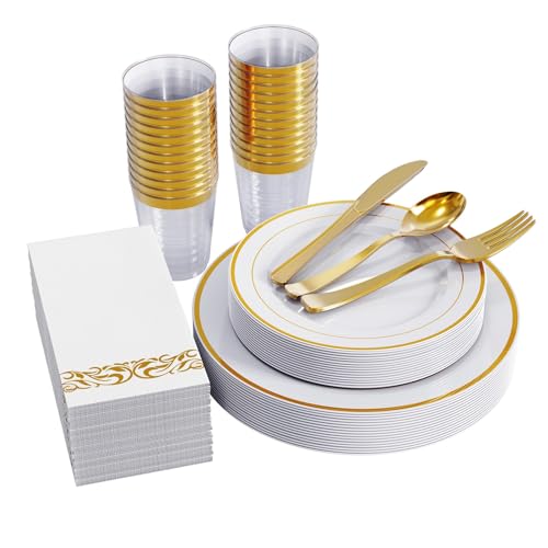 Gold Rim Dinnerware