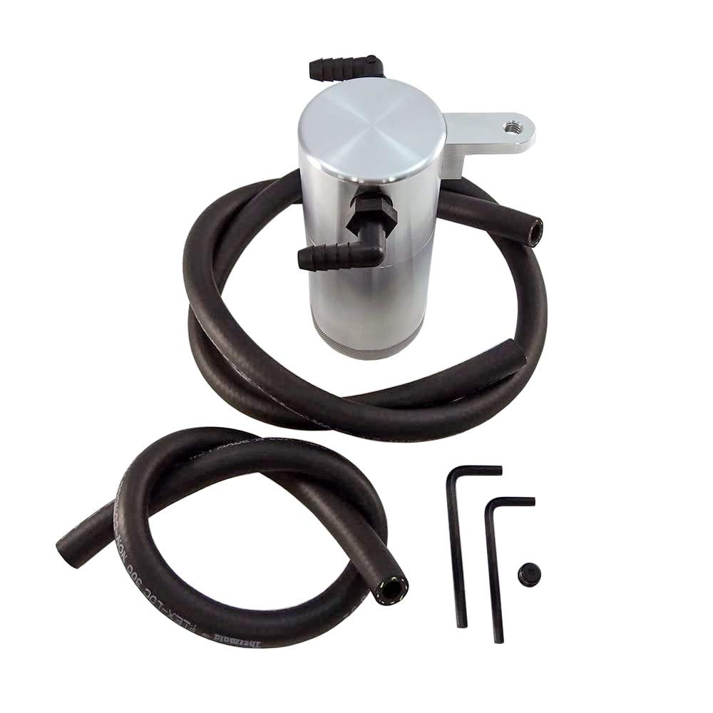 UPR 10-15 Camaro V6 Billet Oil Catch Can - Satin Finish 5032-062 | Reduces Engine Sludge & Improves Performance | Perfect for Racing & High-Performance Driving