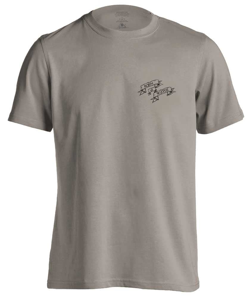 Skull and Speargun Spearfishing T-Shirt for Men - Short Sleeve Fishing, Scuba Diving, Boating, Beachwear, and Outdoor Adventures