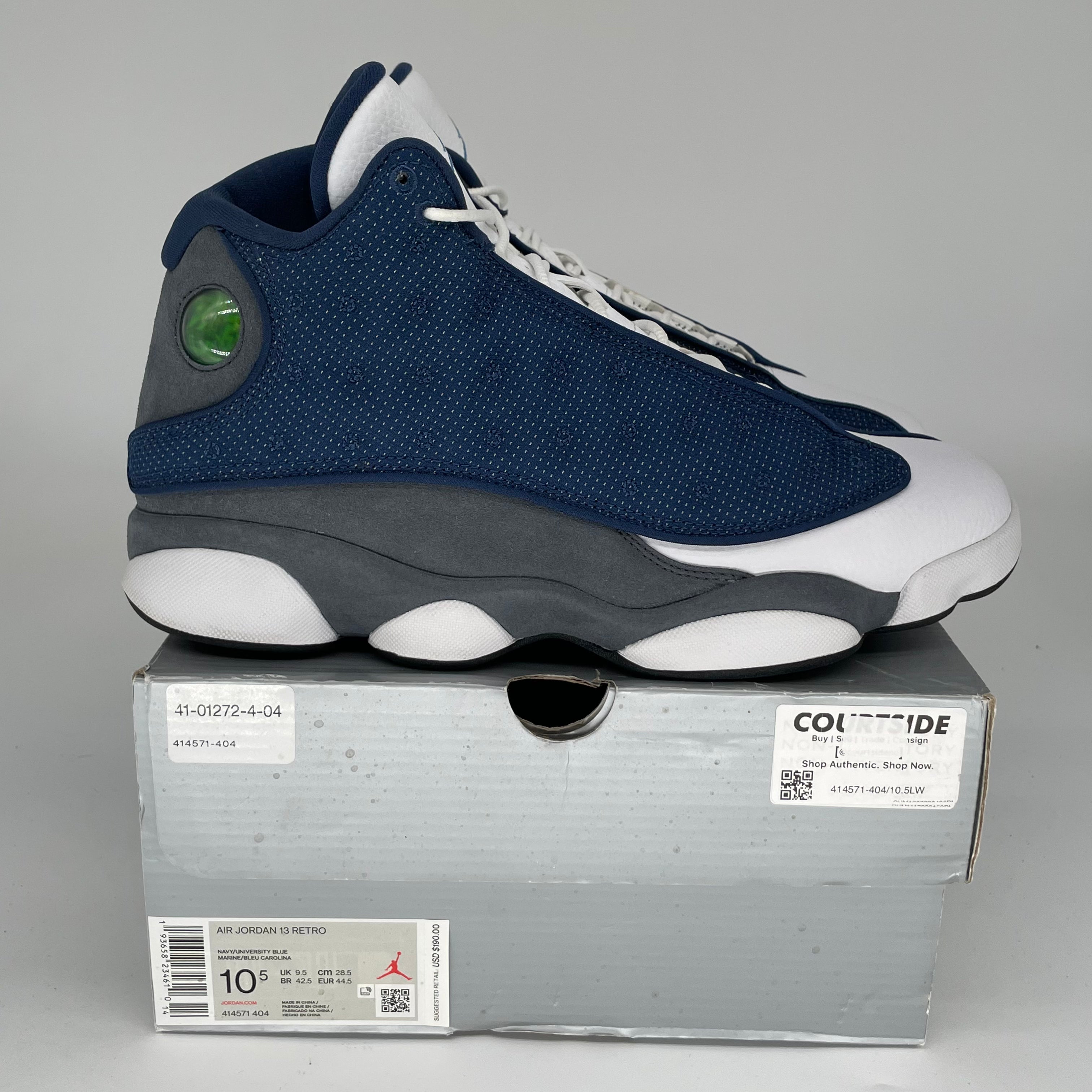 AIR JORDAN 13 FLINT Retro Basketball Shoes Men's Size 10.5 - 414571-404 | Authentic Sneakers for Streetwear & Basketball Games