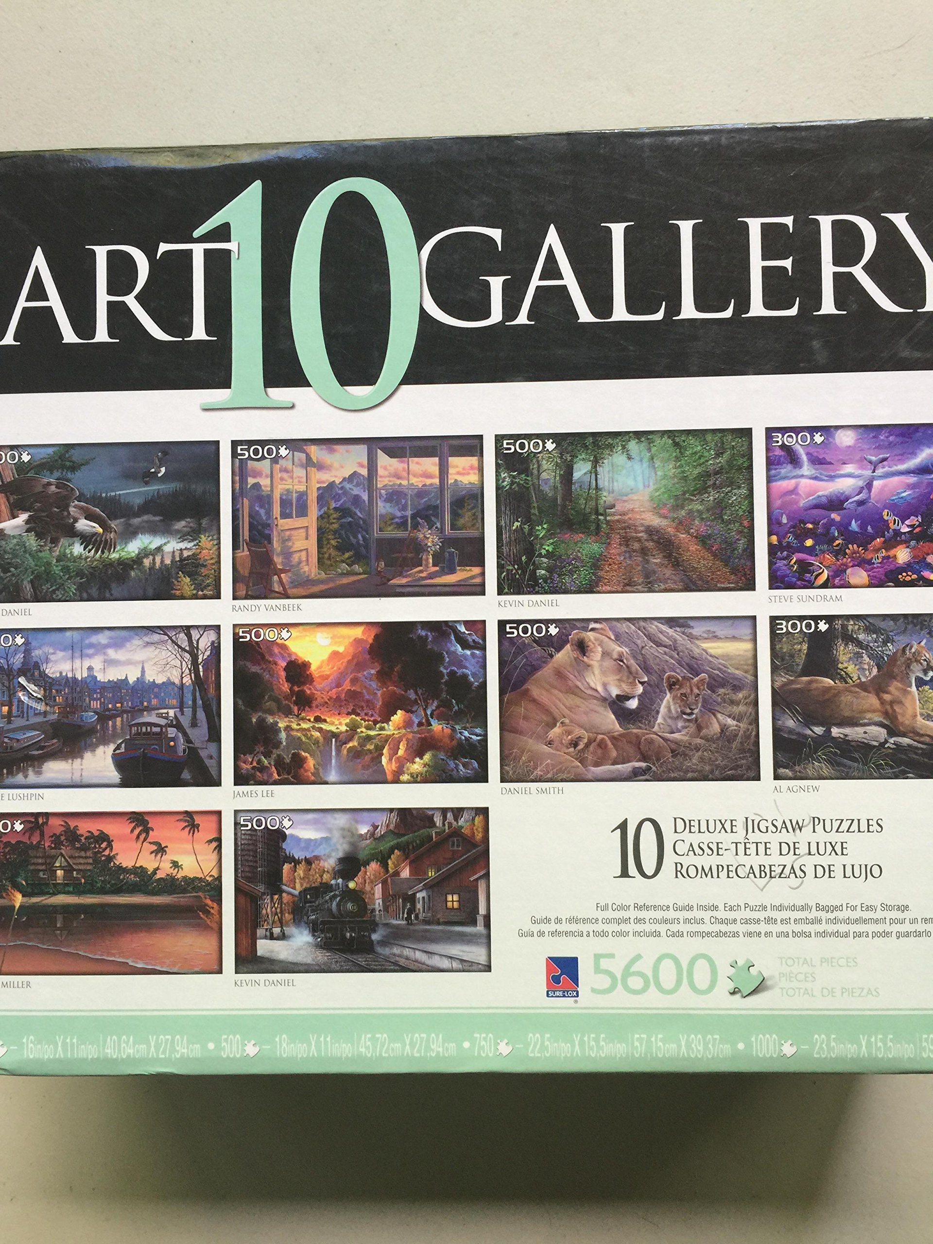 10-Piece Deluxe Art Gallery Puzzle Set in Box – Perfect for Family Game Nights, Gifts & Home Decor