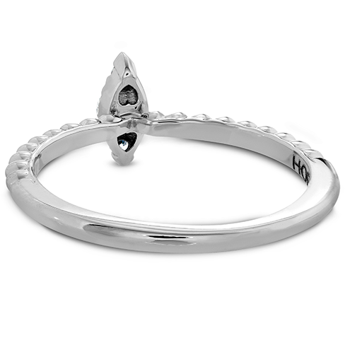 Hearts On Fire Aerial Beaded Stackable Regal Diamond Band Ring - Elegant Wedding, Anniversary & Special Occasion Jewelry Gift for Women