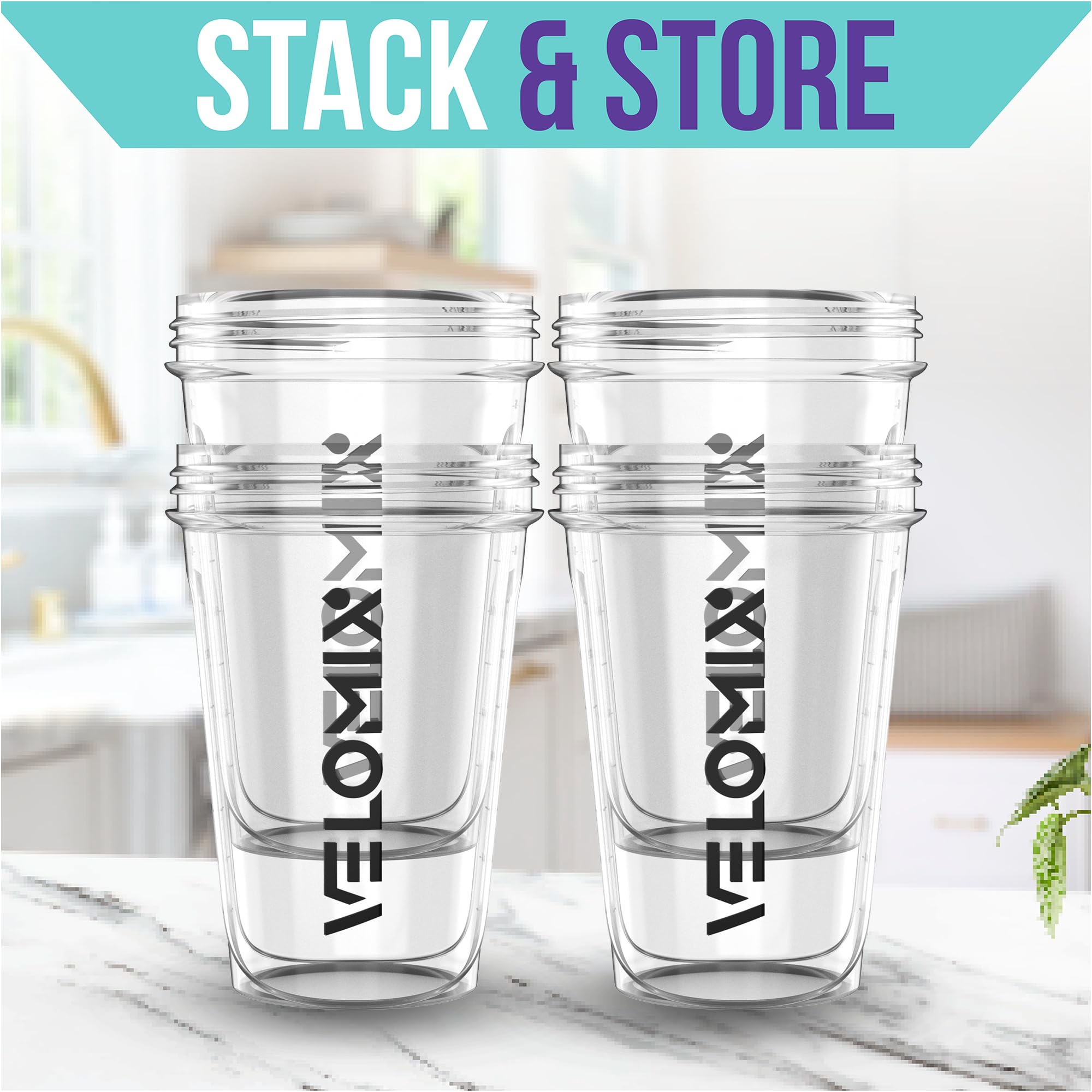 4 Pack 20oz Protein Shaker Bottles - Leak Proof Gym Water Bottles for Protein Powder & Pre Workout - BPA Free Transparent Shaker Cups with Mixing Ball - Perfect for Bodybuilding, Fitness & Post Workout Recovery