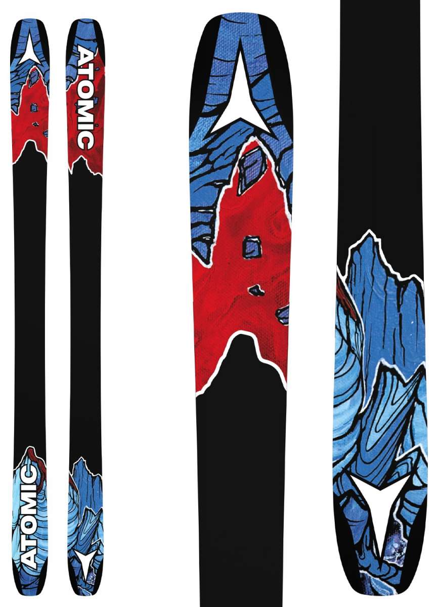 2024 Atomic Bent Chetler 90 Skis - All-Mountain Freestyle Skis for Men & Women | Perfect for Powder, Park & Freeride Skiing
