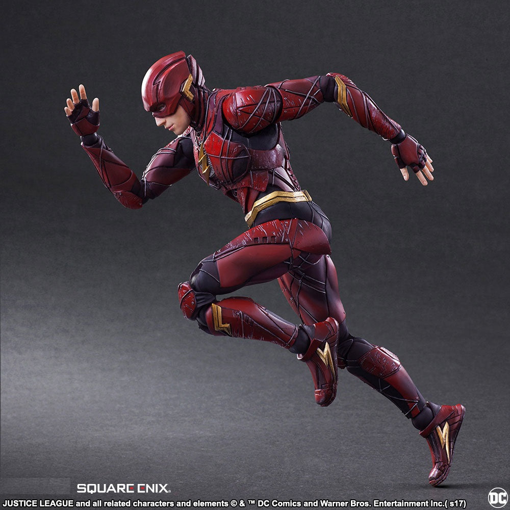 DC Universe The Flash Justice League Variant Play Arts Kai Action Figure - Collectible Superhero Toy for Fans & Display - Perfect for Home Decor, Gifts, and Comic Book Collections