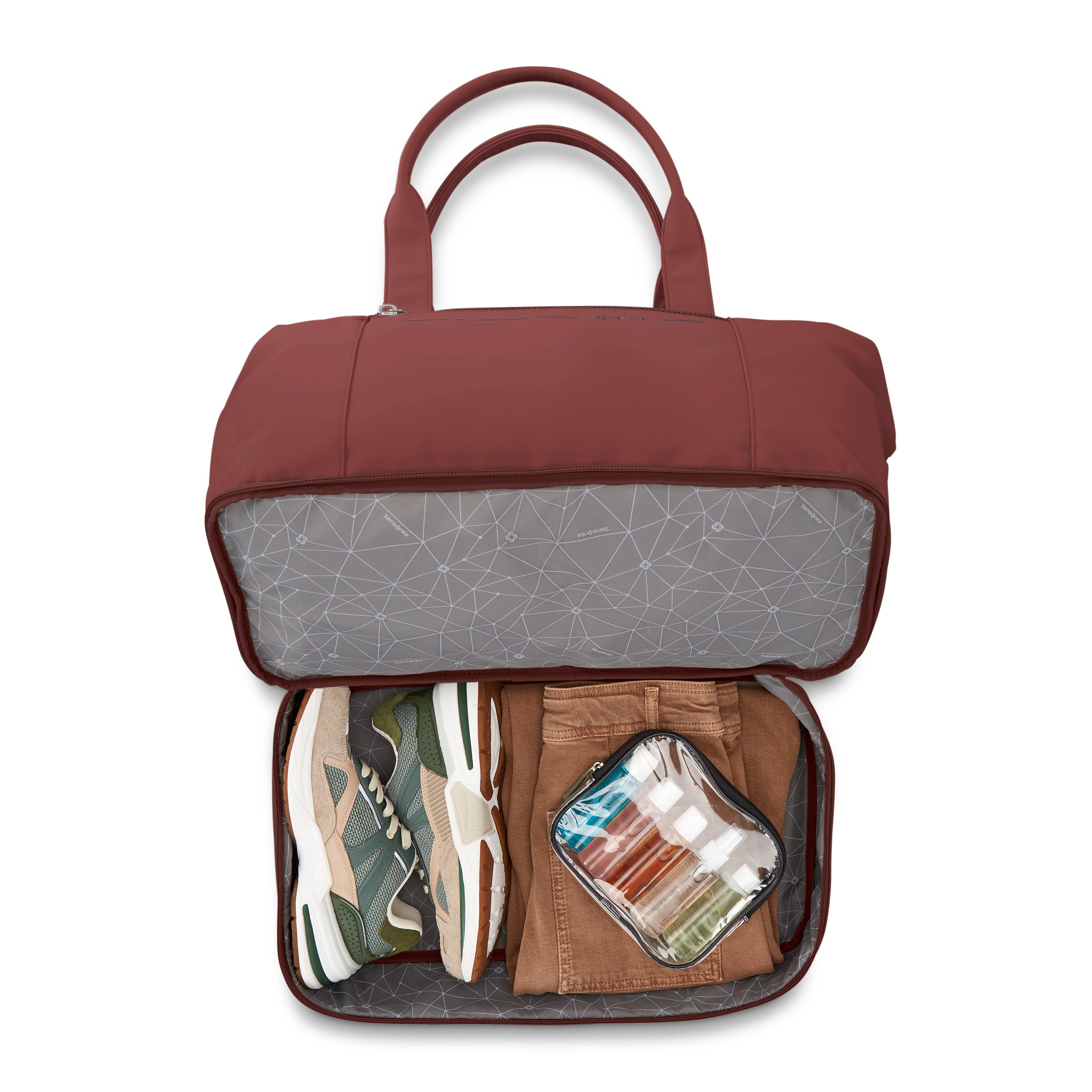 Samsonite Companion Weekender Bag 15.6 Inch - Durable Carry-On Luggage for Travel, Gym & Weekend Getaways