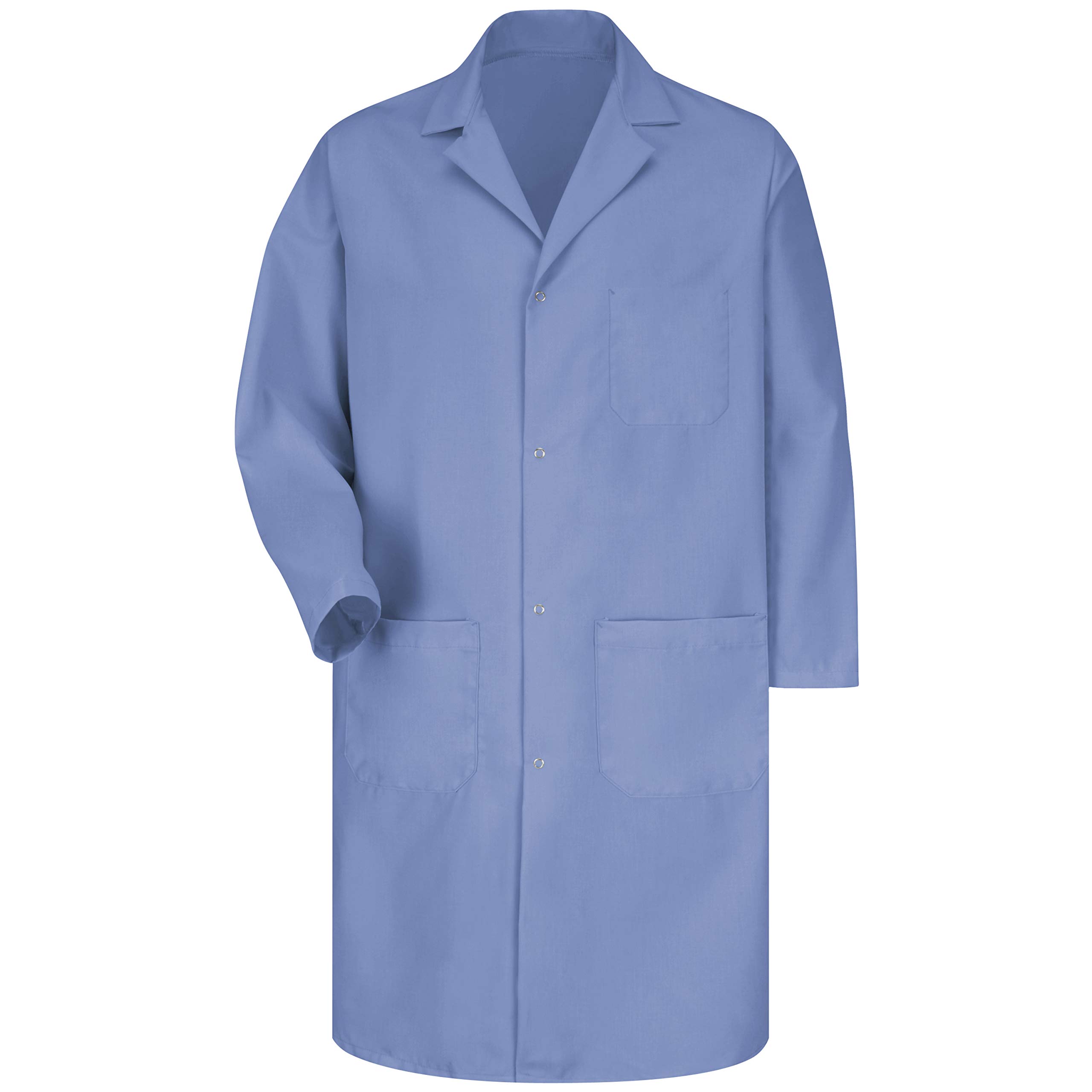 Red Kap Men's RK Lab Coat with Pockets - Durable White Work Coat for Scientists, Doctors & Chemists - Perfect for Laboratories, Medical Offices & Research Facilities