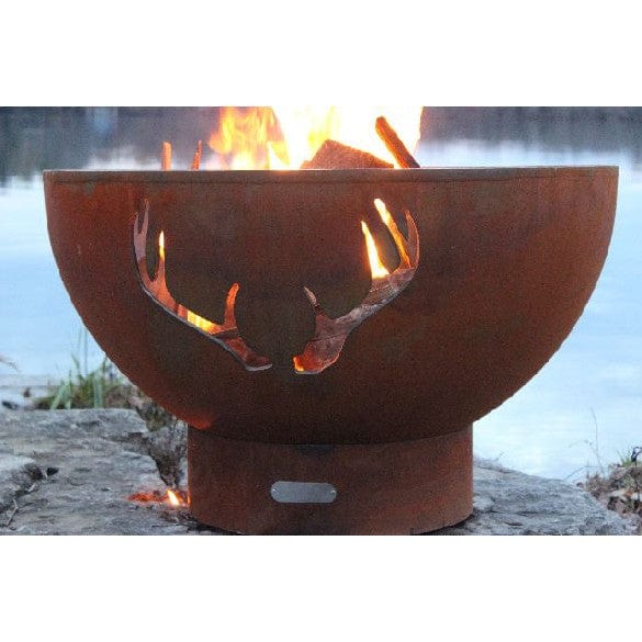 Anglers Wood Burning Fire Pit - Outdoor Fireplace for Backyard, Patio, and Camping - Handcrafted Steel Fire Pit for Cozy Gatherings & Relaxation