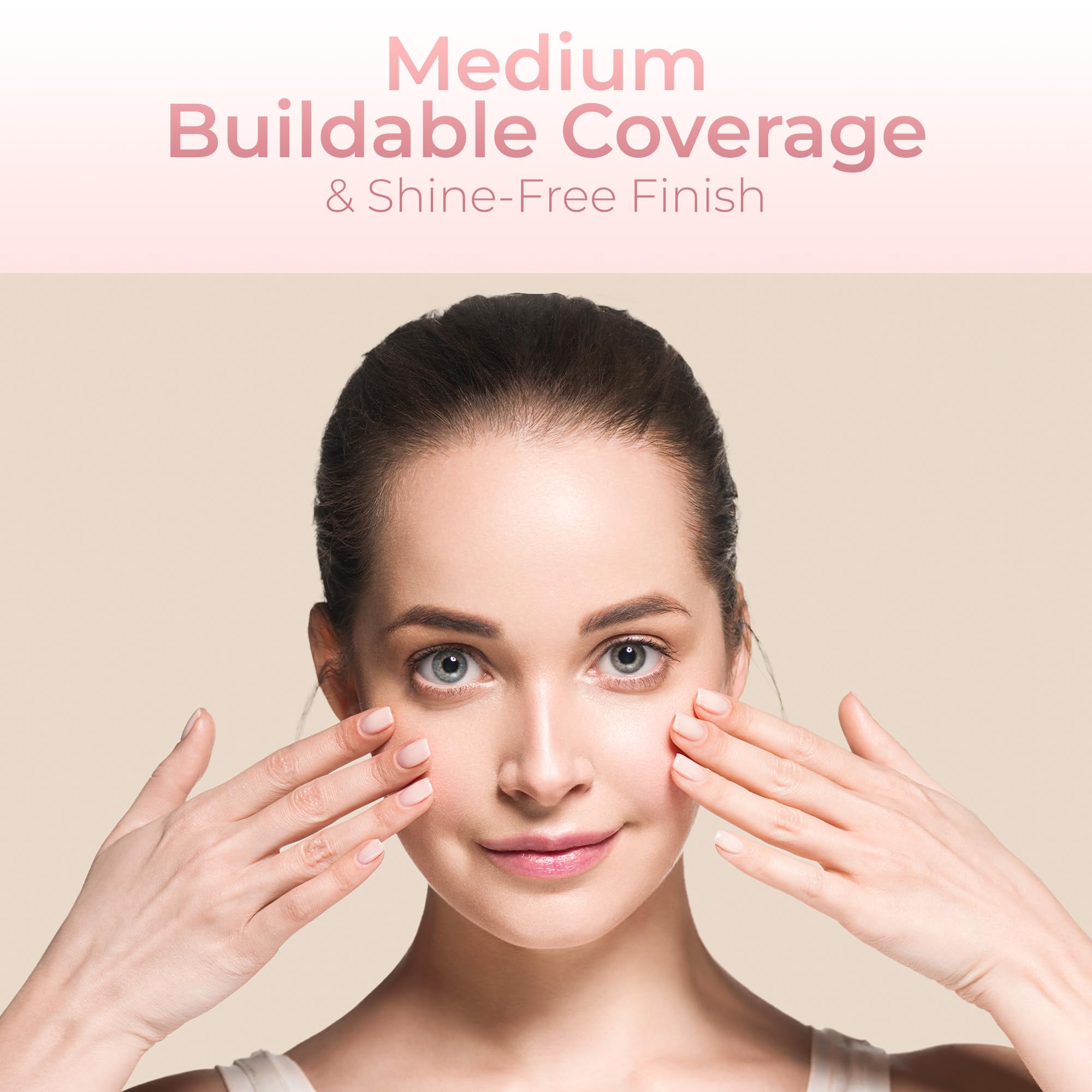 SweetFace Minerals Medium Shade Concealer Powder for Dark Circles - High Coverage, SPF 30, Under Eye Concealer for Mature Skin (5g Sample Size) | Perfect for Daily Makeup & Dark Circle Correction
