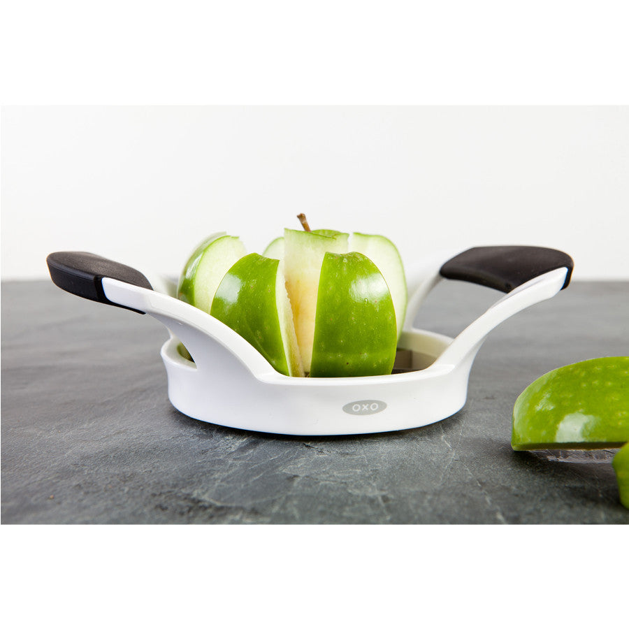 OXO Stainless Steel Apple Divider - Easy Core & Slice Tool for Fresh Fruits - Perfect for Snacks, Salads, and Baking Prep