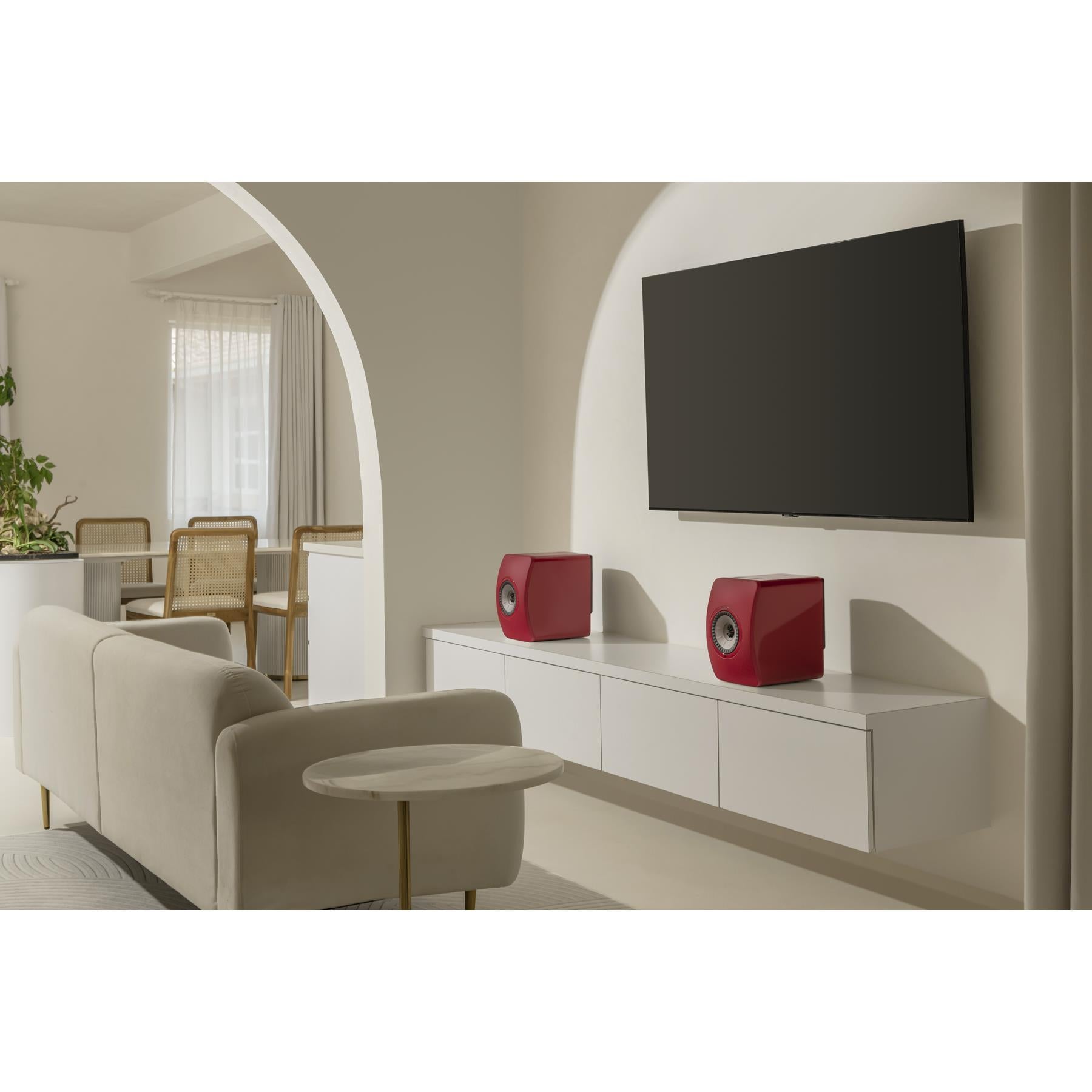 KEF LS50 Wireless II HiFi Powered Bookshelf Speakers - Premium Bluetooth & WiFi Streaming for Home Audio, Music & Movie Theater Systems - Perfect for Living Rooms, Studios & Home Theaters