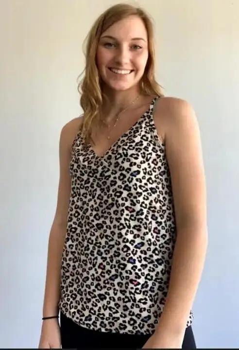 Stylish Multi-Color Leopard Print Cami Top - Women's Fashion Tank for Casual Wear, Night Out & Summer Outfits