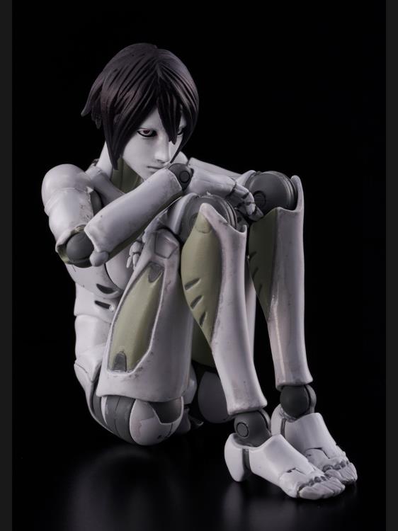 1000toys Sen Toys 1/12 TOA Heavy Industries Synthetic Human Green & White Action Figure - 2nd Production - Collectible Anime Model for Display & Photography
