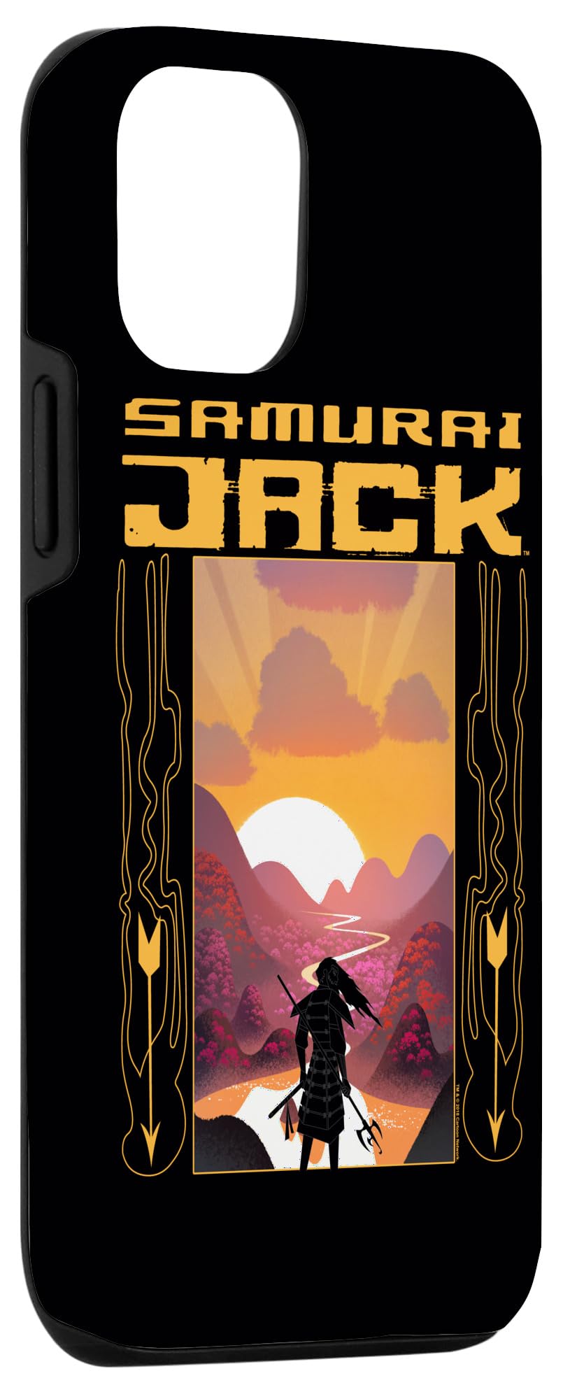 iPhone 12/12 Pro Samurai Jack Case - Sunrise Design for Anime Fans