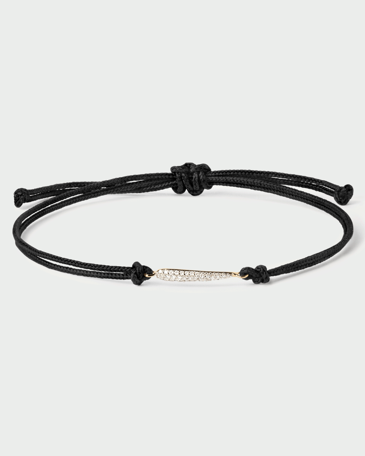 GRID 3 Nina Diamond Cord Bracelet for Women - Elegant Adjustable Friendship Bracelet with Genuine Diamonds, Perfect Gift for Birthday, Anniversary & Valentine's Day | Jewelry for Everyday Wear & Special Occasions