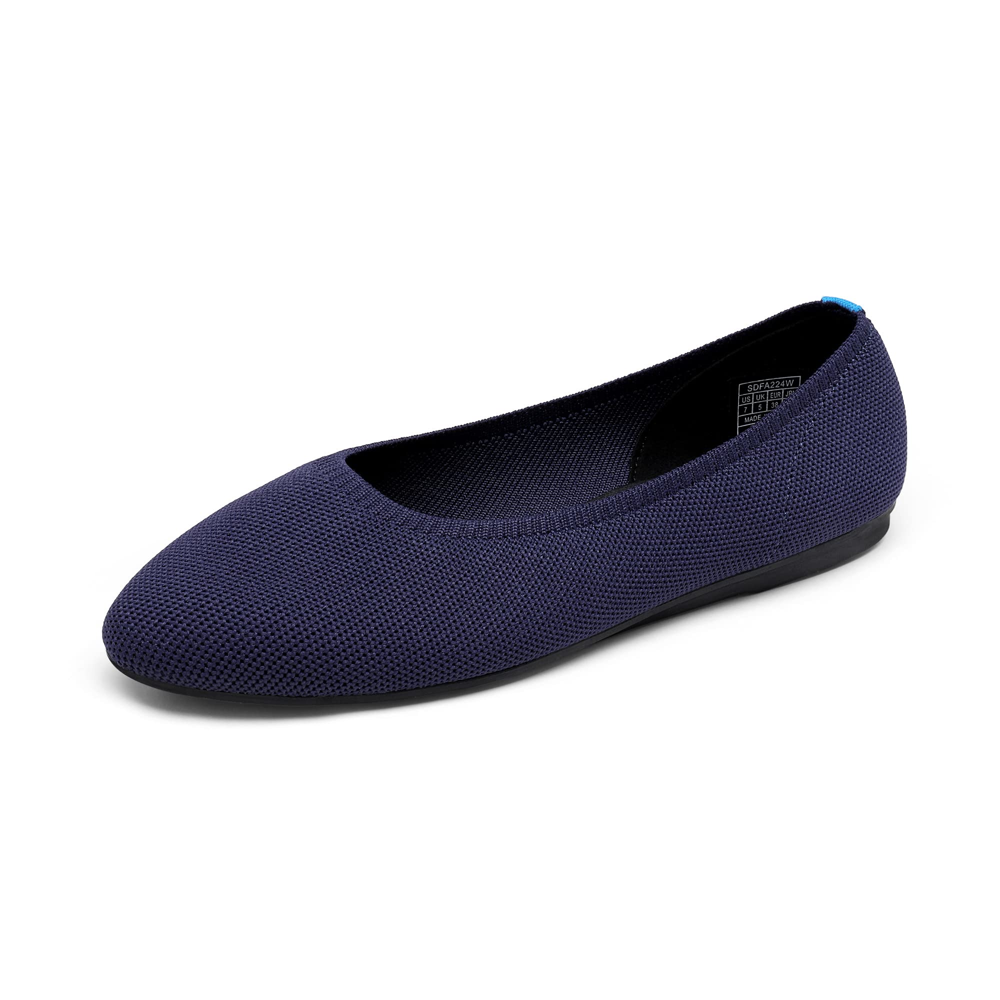 DREAM PAIRS Women's Comfortable Ballet Flats - Pointed Toe Knit Dress Shoes for Work & Casual Wear | Perfect for Office, Commuting, and Everyday Comfort