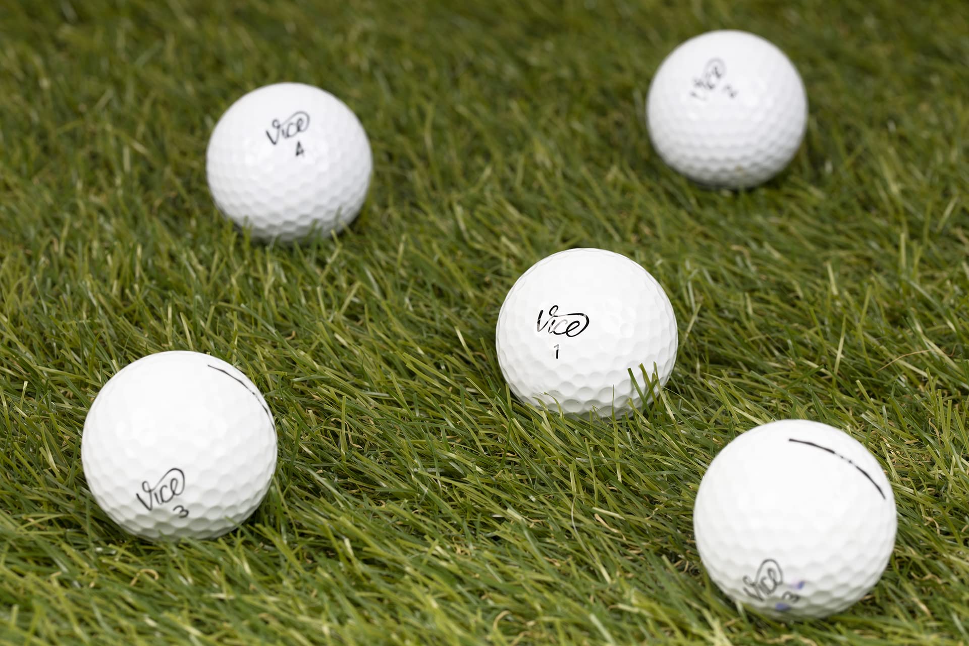 Premium Recycled Vice Golf Balls - Eco-Friendly Clean Green Used Golf Balls in Good Condition with Mesh Carrying Bag | Perfect for Practice, Driving Range & Casual Play