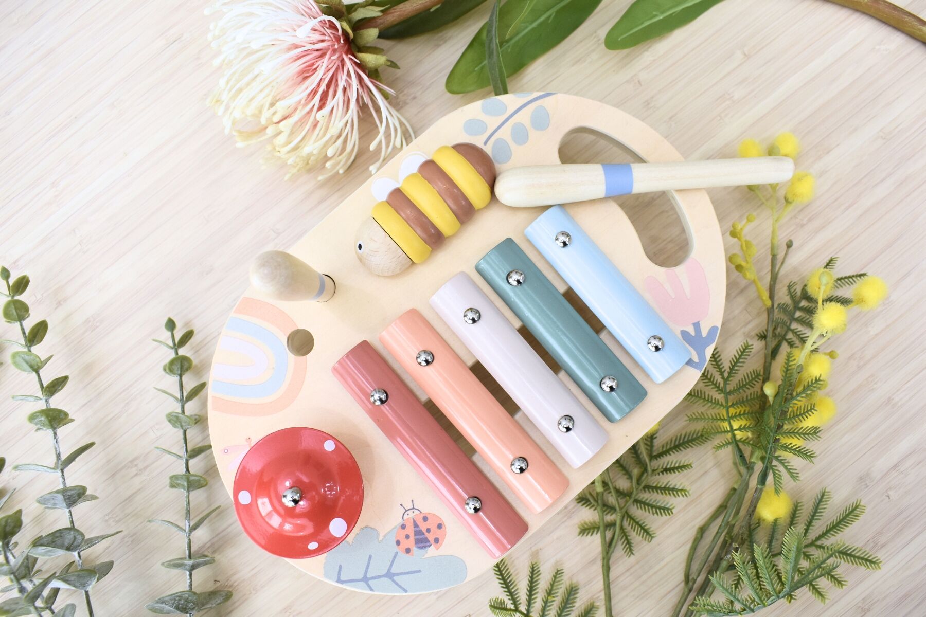 Wooden Spring Insect Music Box - Handmade Natural Wood Music Box with Wind-Up Mechanism, Perfect for Relaxation, Gifts, and Home Decor