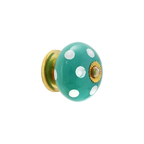 Turquoise Polka Dot