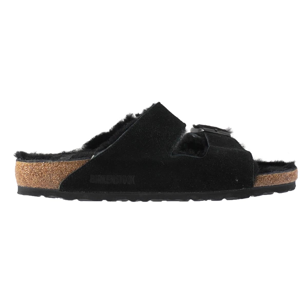 Birkenstock Arizona Men's Sandals Size 43 - Comfortable Black Leather Footbed Sandals for Walking, Travel & Casual Wear