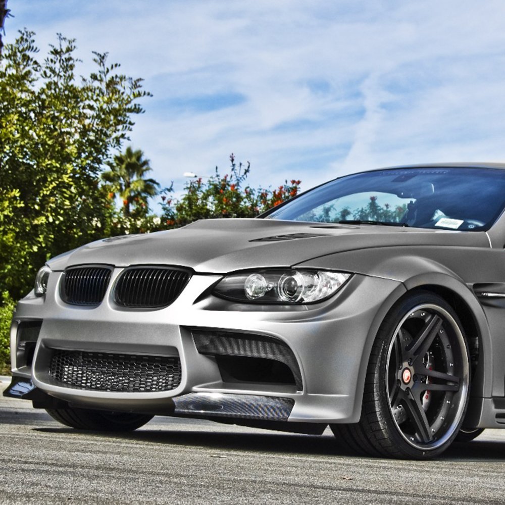 Black Euro Sport Front Bumper Hood Kidney Grille for 2002-2005 BMW E46 320i 325i 330i Sedan (4-Door) - Replacement Grille Upgrade for Enhanced Style & Performance - Perfect for Car Enthusiasts & DIY Auto Modifications