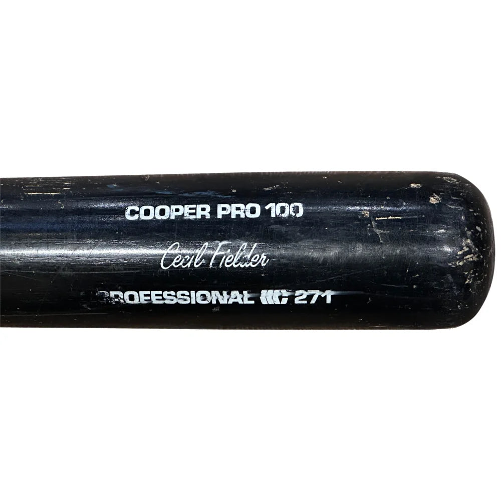 Authentic Cecil Fielder Game Used 1990s Detroit Tigers Cooper Baseball Bat - PSA/DNA Certified & Graded - Vintage MLB Collectible for Display & Investment