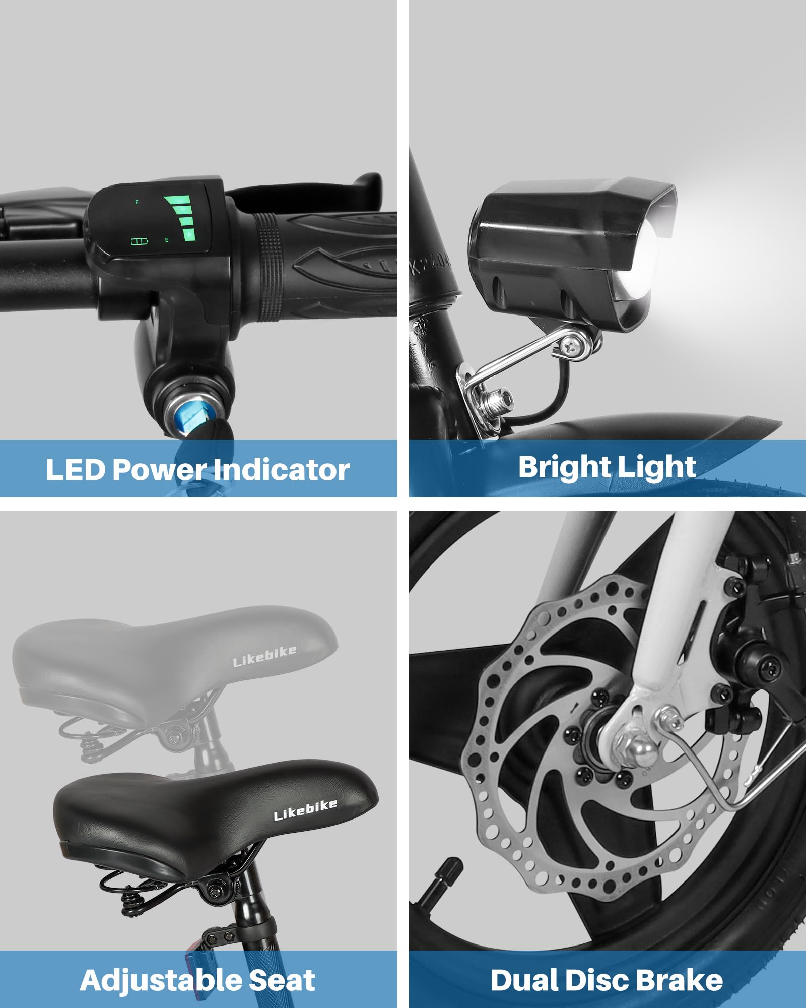 Foldable Electric Bike for Adults - 14