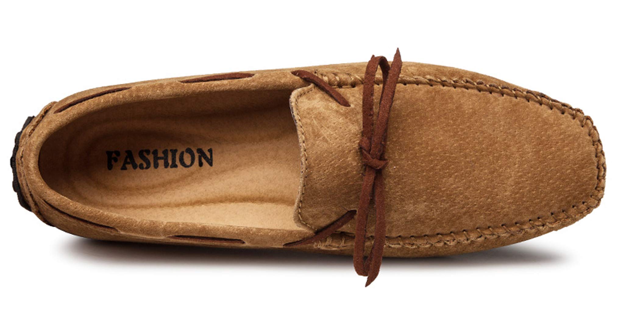 Men's Suede Loafers - Casual Slip-On Moccasin Boat Shoes for Driving & Dress | Comfortable Lace-Up Shoes for Office, Travel & Everyday Wear