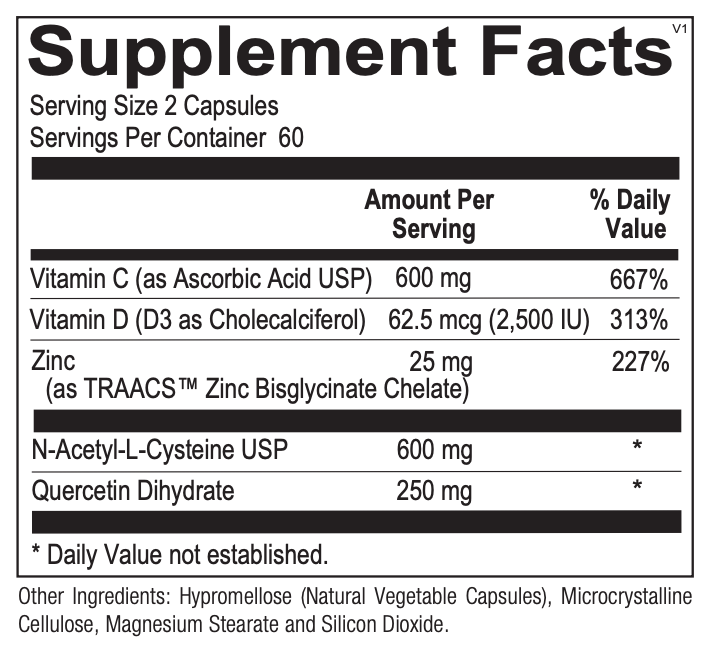 Orthomune Immune Support Supplement - 120 Capsules for Daily Wellness & Immune Boosting - Supports Healthy Immune System Function - Ideal for Travel, Work & Home Use