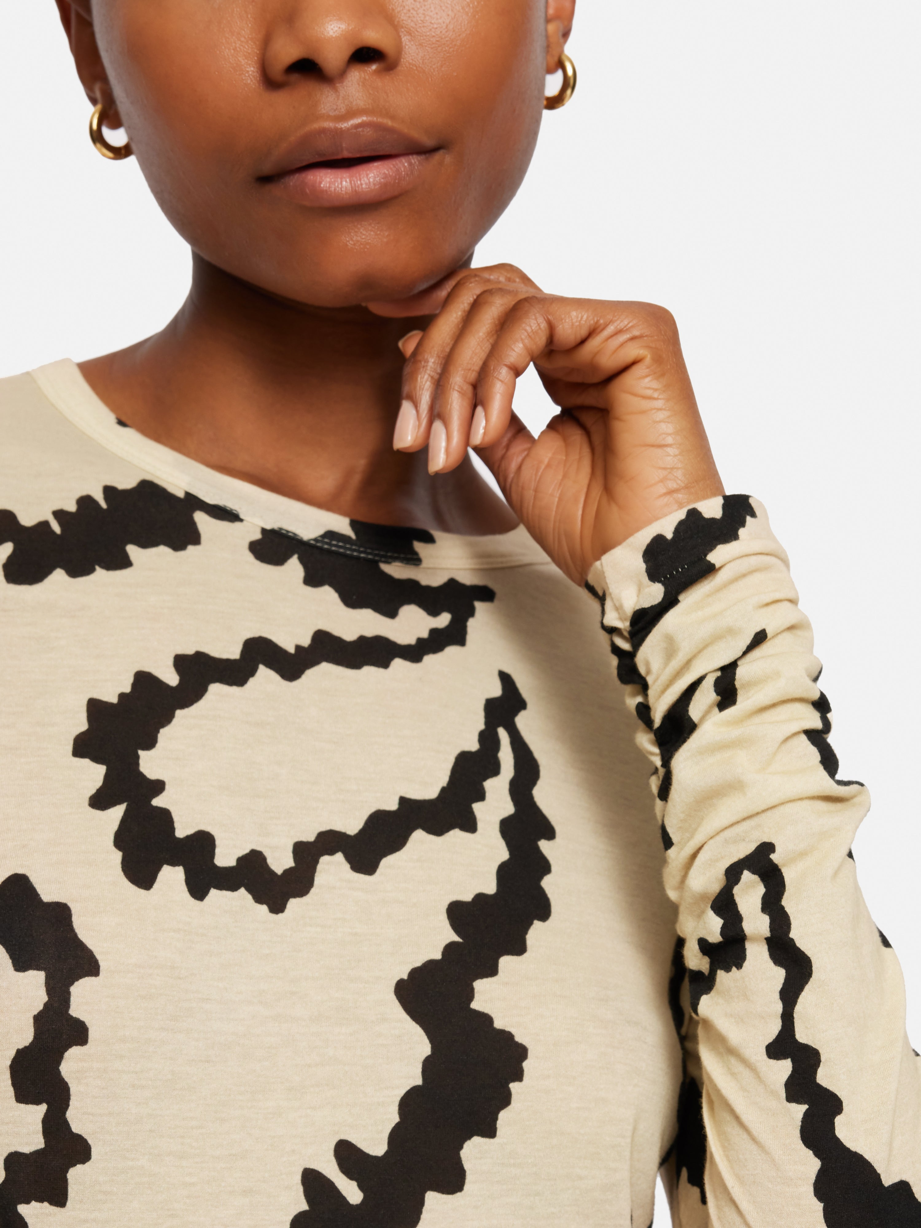 Hydra Coral Cotton Top for Women | Soft & Comfortable Cream Blouse | Perfect for Casual Wear, Office & Summer Outfits
