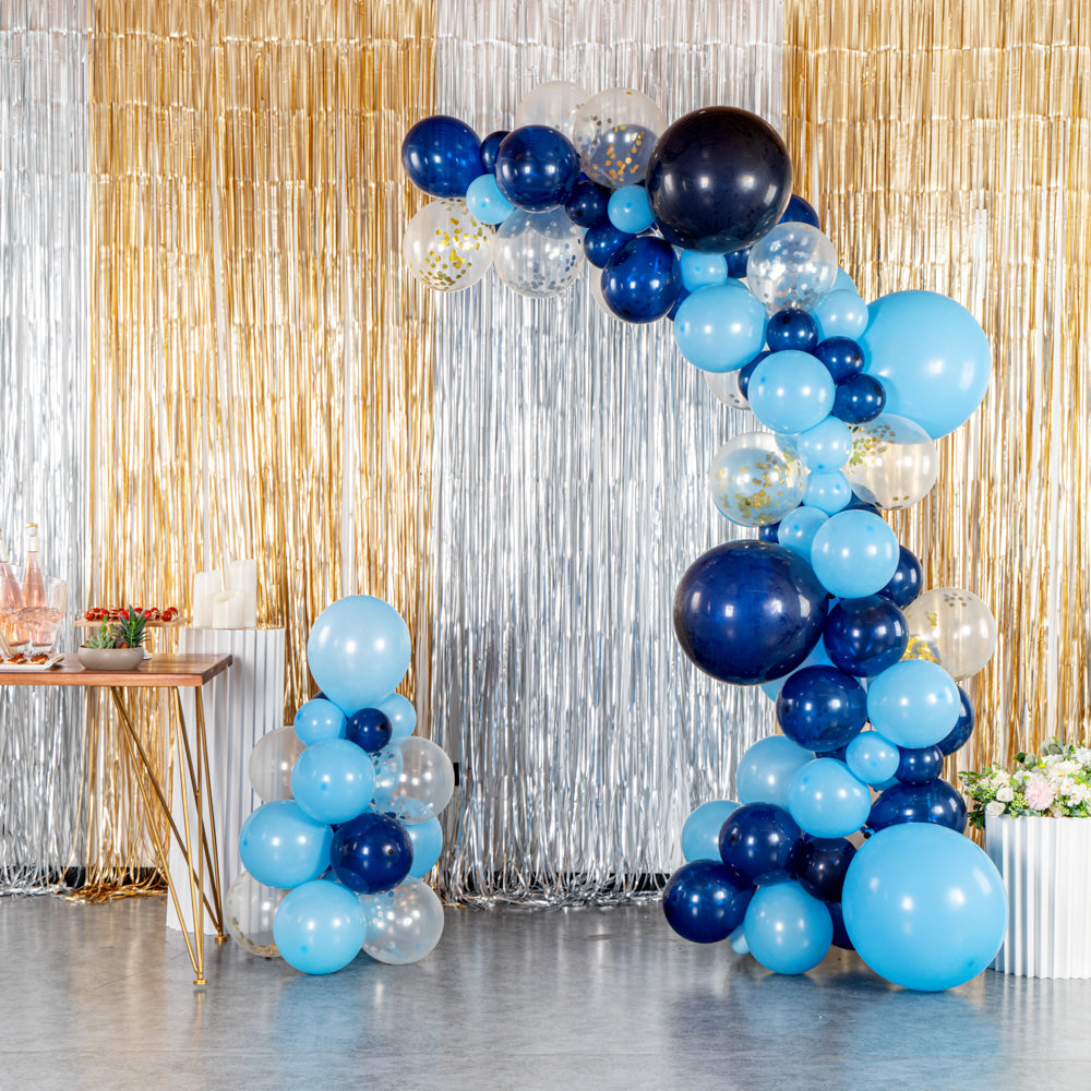 Navy and Sky Blue Balloon Arch Kit - 106 Pieces Balloon Garland Set for Parties, Weddings, Baby Showers & Home Decor | 1 Count Box