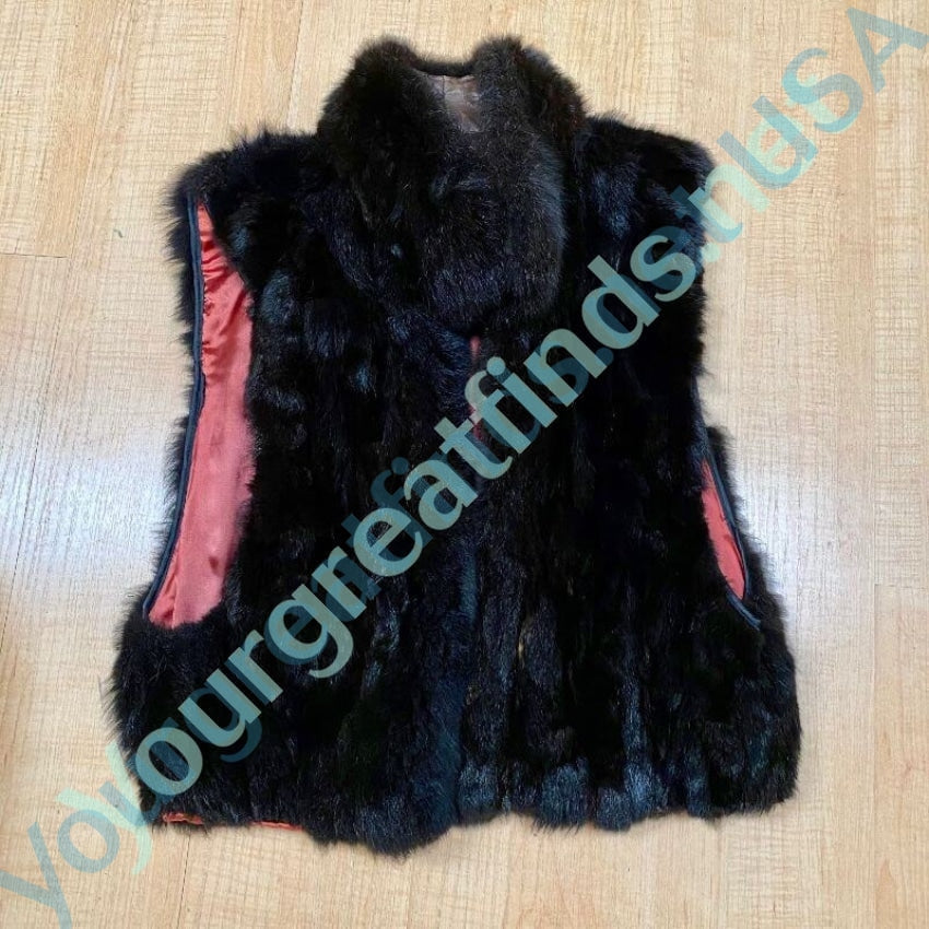 Vintage Andrew Marc Fur & Leather Vest for Women | Winter Fashion Outerwear | Cozy & Stylish Layering Piece for Cold Weather