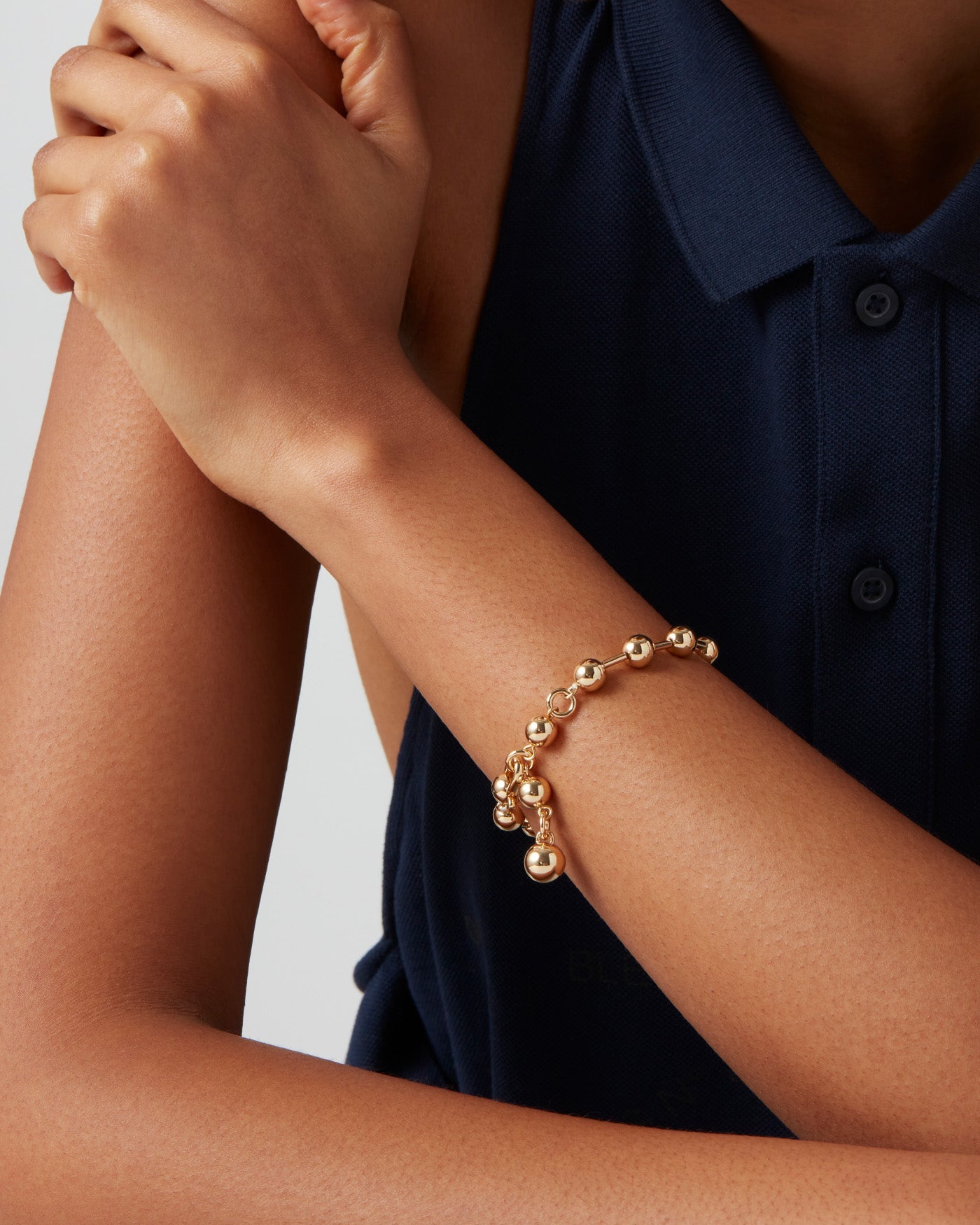 Celeste Bracelet for Women - Elegant Gold Plated Adjustable Bangle with Cubic Zirconia - Perfect for Parties, Weddings & Everyday Wear