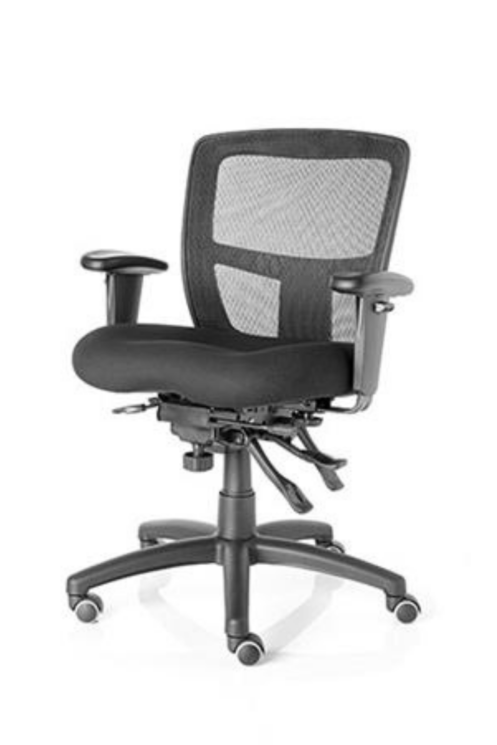 Friant BJ MM2242BT MidZONE Ergonomic Mid Back Task Chair with Lumbar Support - Perfect for Office, Home Workspace & Computer Desk Use