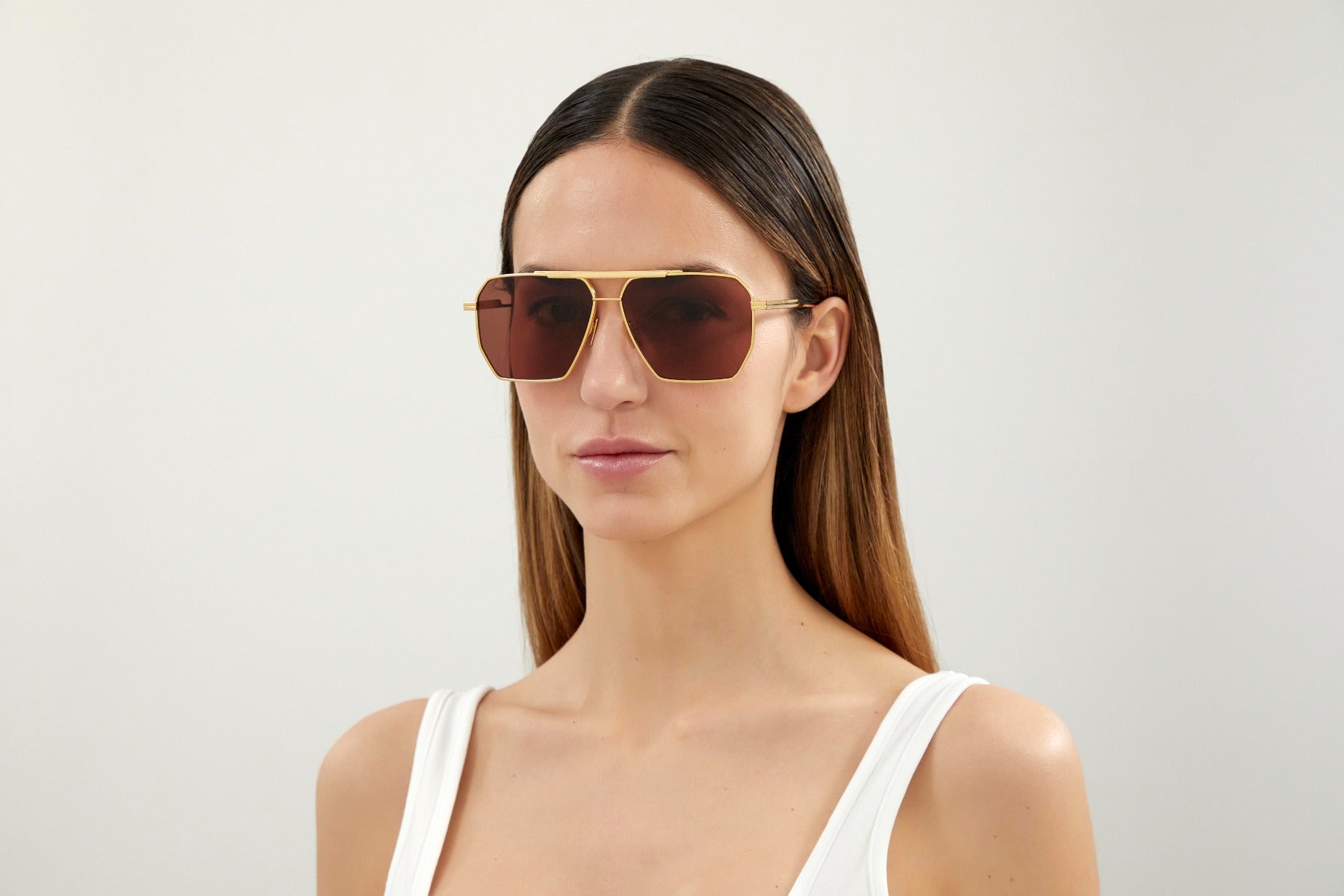 Bottega Veneta BV1012S Sunglasses - Luxury Designer Shades for Women & Men | UV Protection, Polarized Lenses | Perfect for Driving, Travel & Outdoor Activities